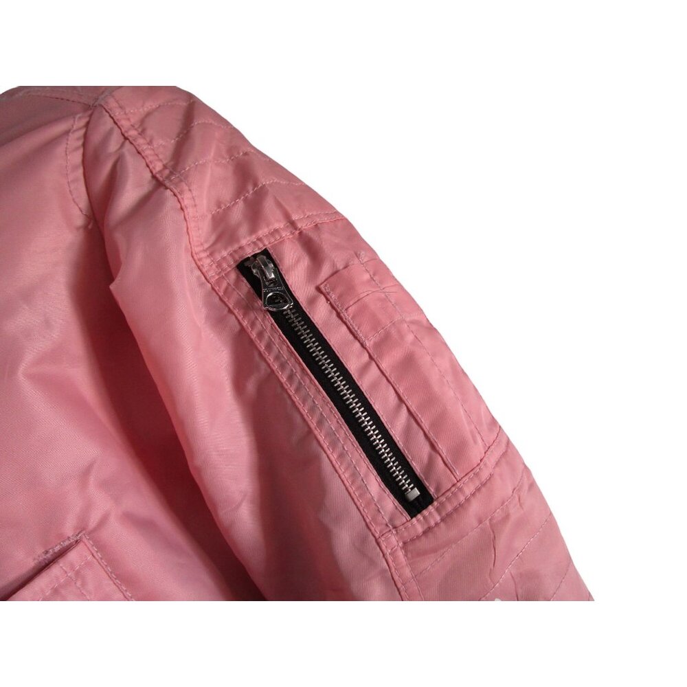South Pole All Trap Money ATM Pink Black Vintage Bomber Jacket S/M Vintage GUC - Picture 13 of 16